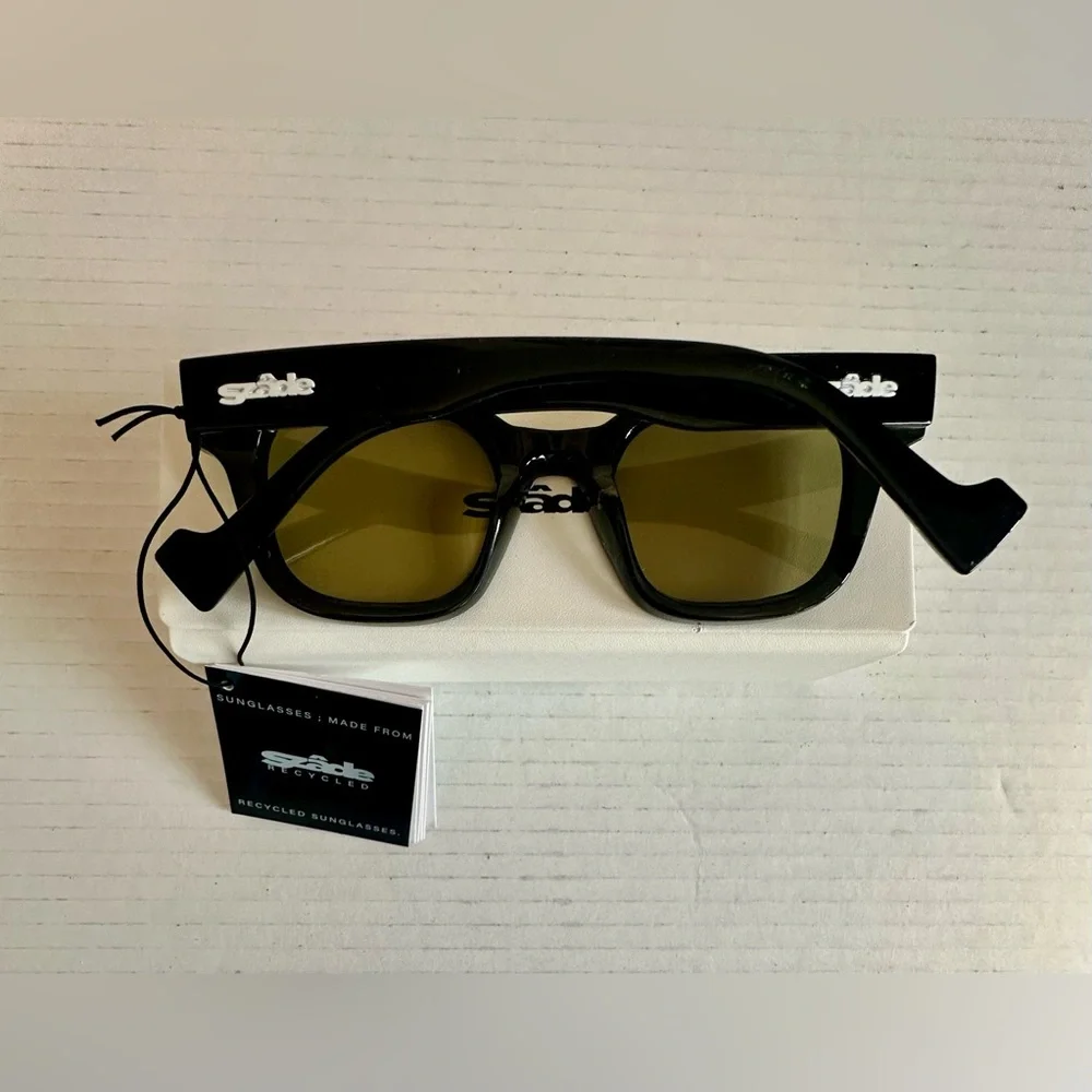 Szade Black Recycled Women’s Sunglasses Elysium Caper‎ New In Box
